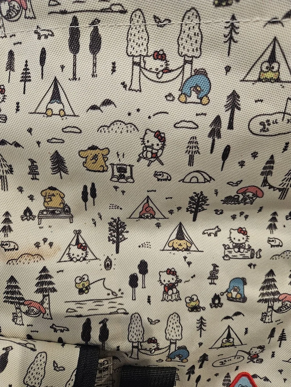 Sanrio Lootcrate Hello Kitty & Friends S'mores Camping Backpack